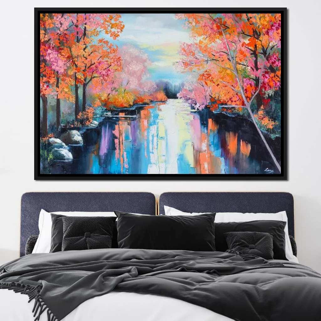 Autumn Stream Pastel