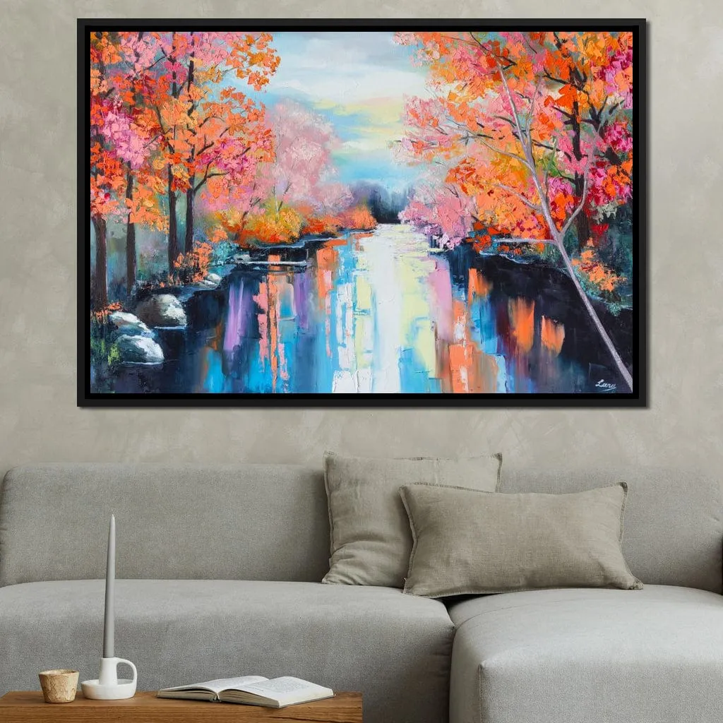 Autumn Stream Pastel