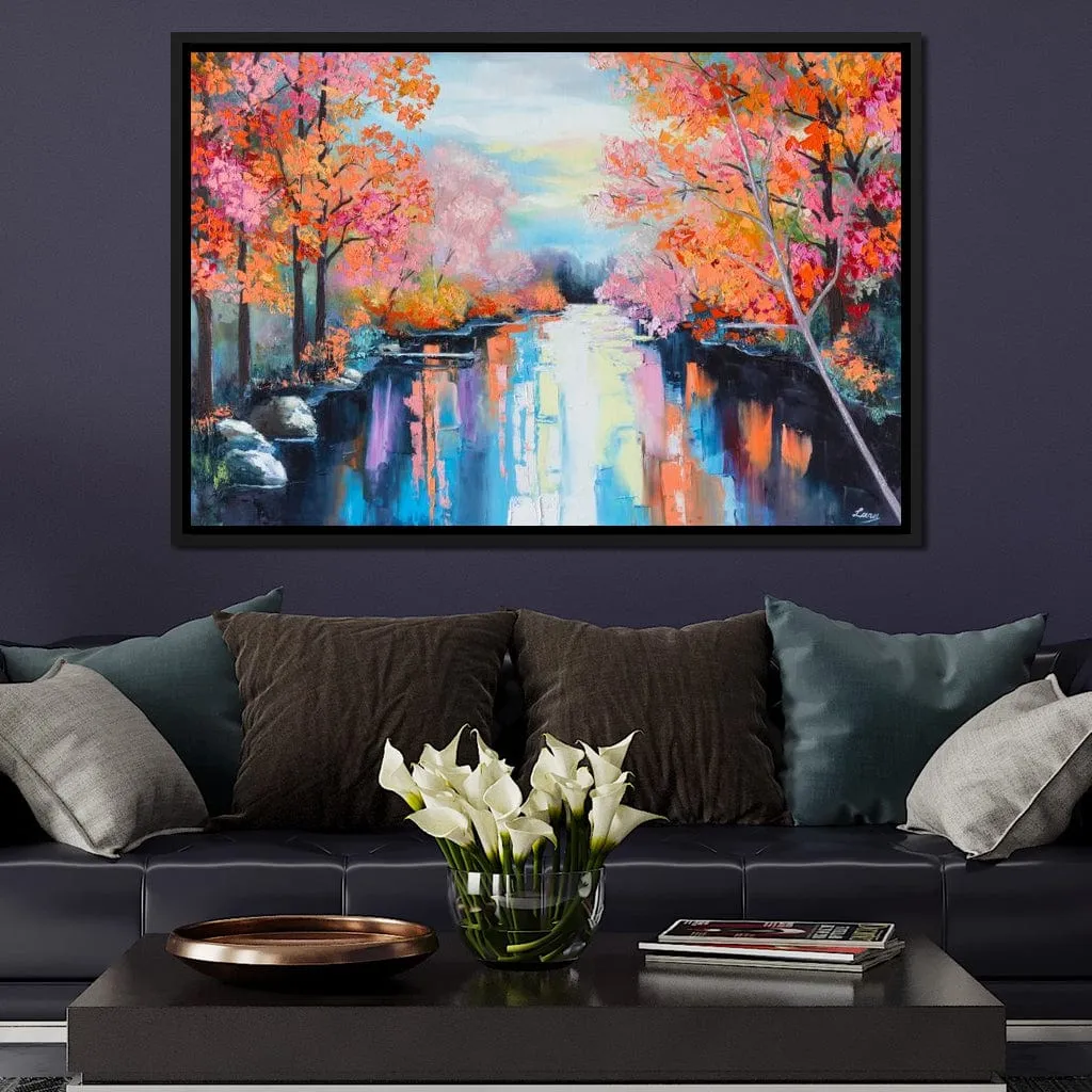 Autumn Stream Pastel