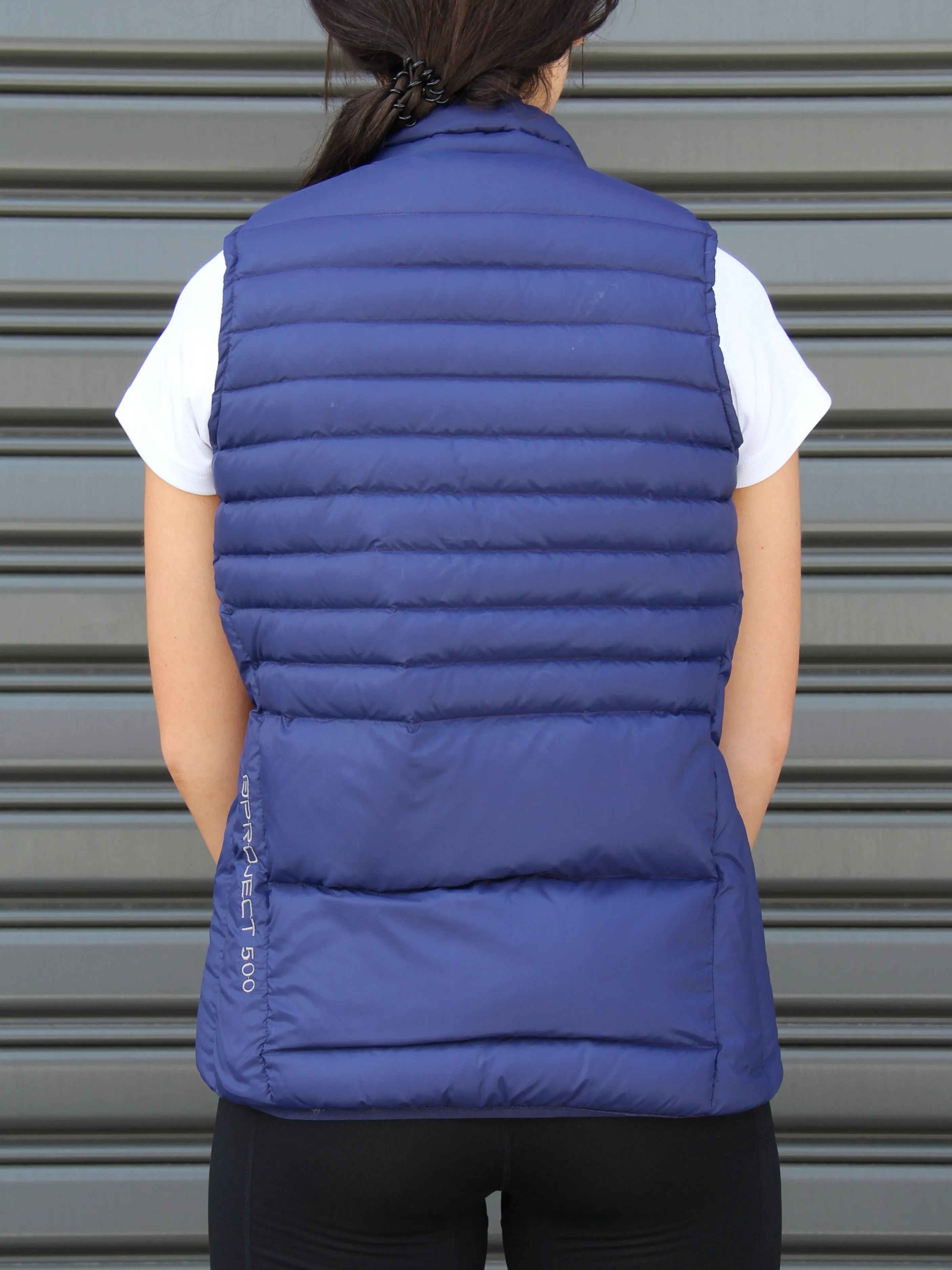 AV Women's Down Vest - NAVY