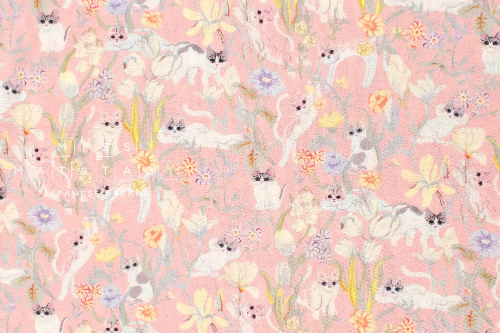 Ava the Garden Cat - pink