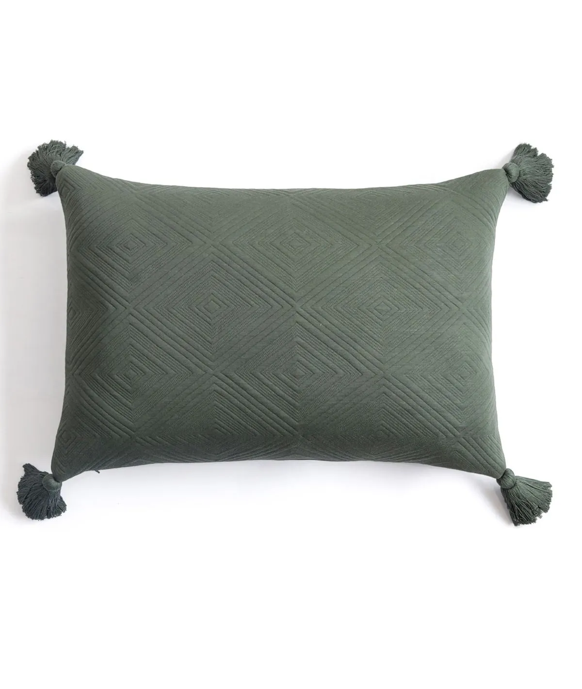 Aysel Honey Dew Color 100% Cotton Knitted With Polyester Filled King Size Bed Cover With 2 Pillow Cover Set(Set Of 3)