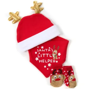 Babies Christmas 3 Piece Gift Set (0-6 Months)