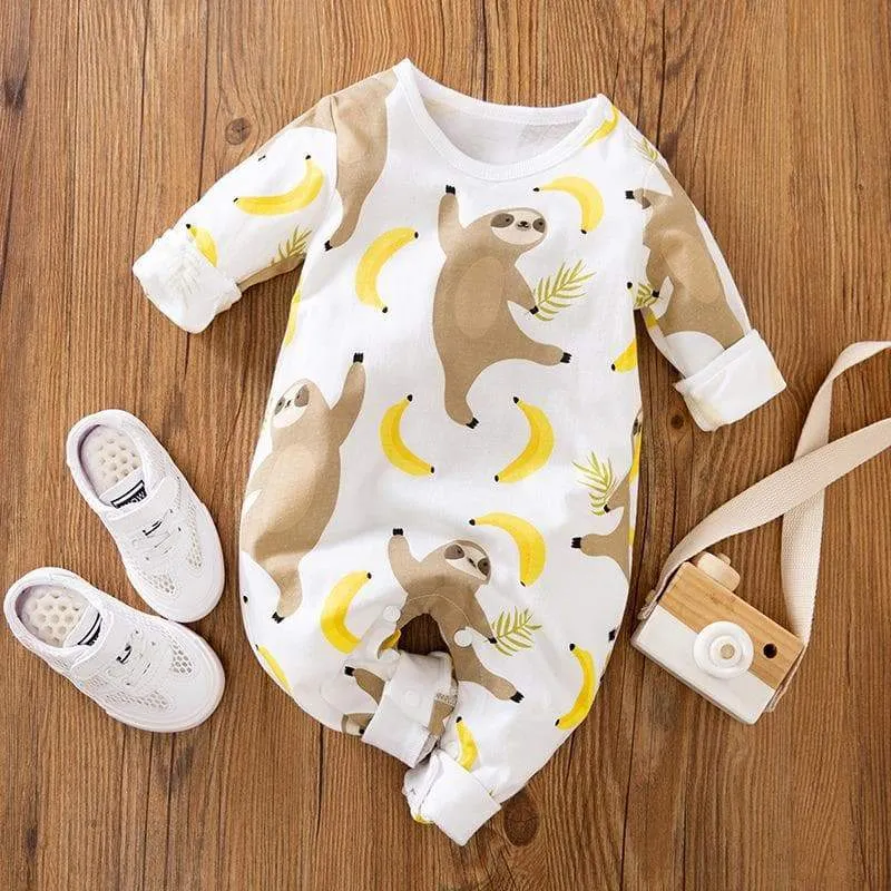 Baby Animals Print Jumpsuit (4 Designs)