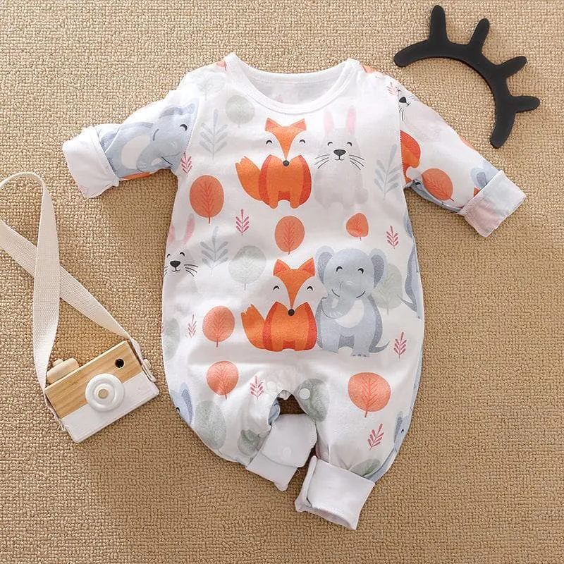 Baby Animals Print Jumpsuit (4 Designs)