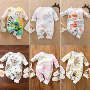 Baby Animals Print Jumpsuit (4 Designs)