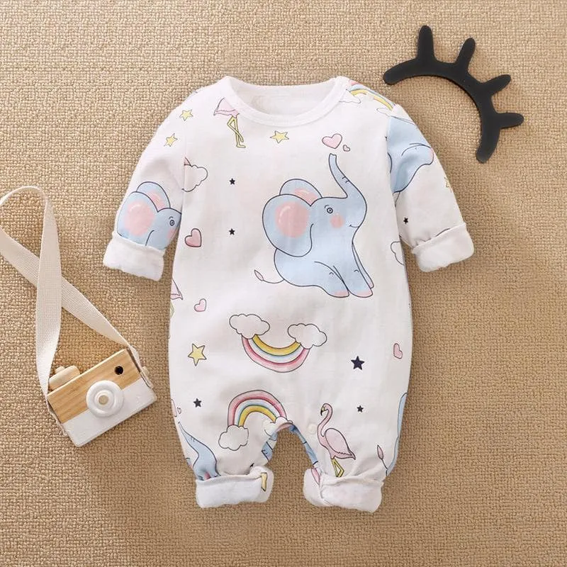 Baby Animals Print Jumpsuit (4 Designs)