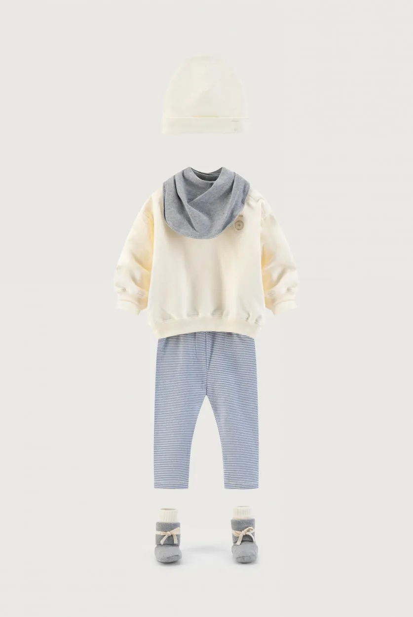 Baby Bib | Grey Melange