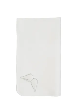 Baby blanket  - Angel Wings white *
