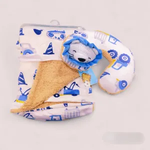 Baby blanket with pillow