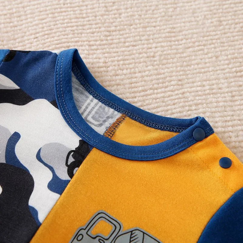 Baby Boy Cool Vehicle Design Jumpsuit