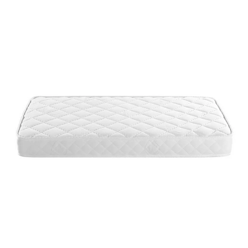 Baby Cot White Pocket Spring Mattress 13cm Thick