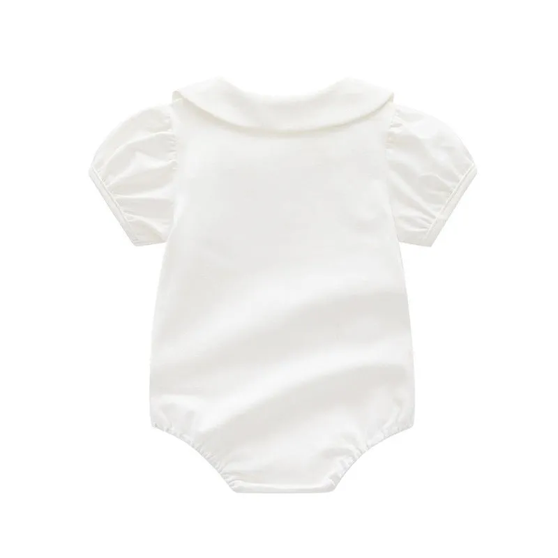 Baby Girl Adorable Cherry Short Sleeve Onesie
