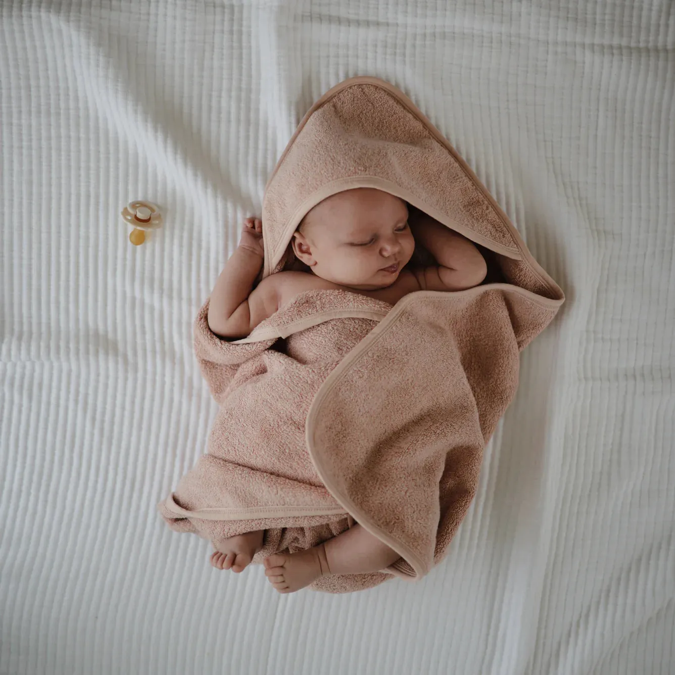 Baby Hooded Towel | Blush