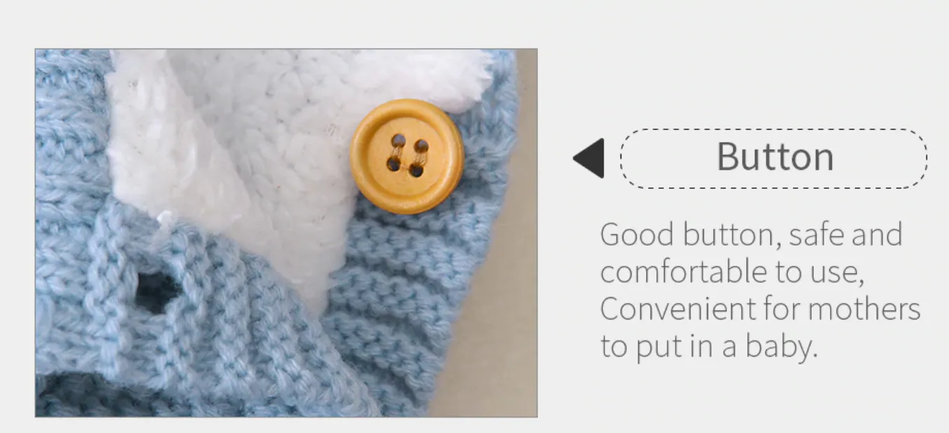 Baby Knitted Cocoon Swaddle Wrap Envelopes Sleep sacks