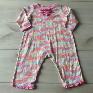 Baby Lulu Mushroom Pattern Cotton Romper