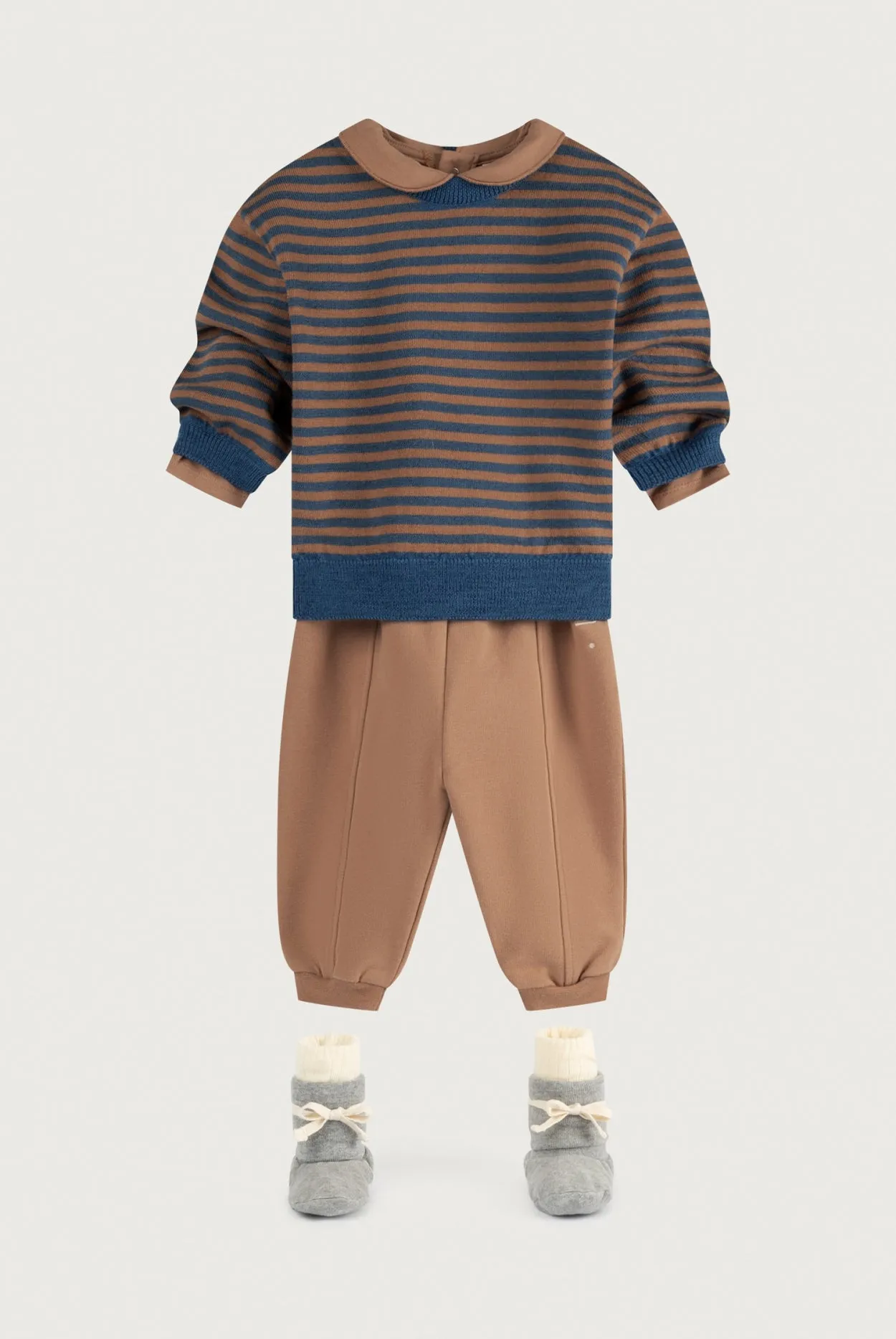 Baby Pant with Pintucks | Biscuit