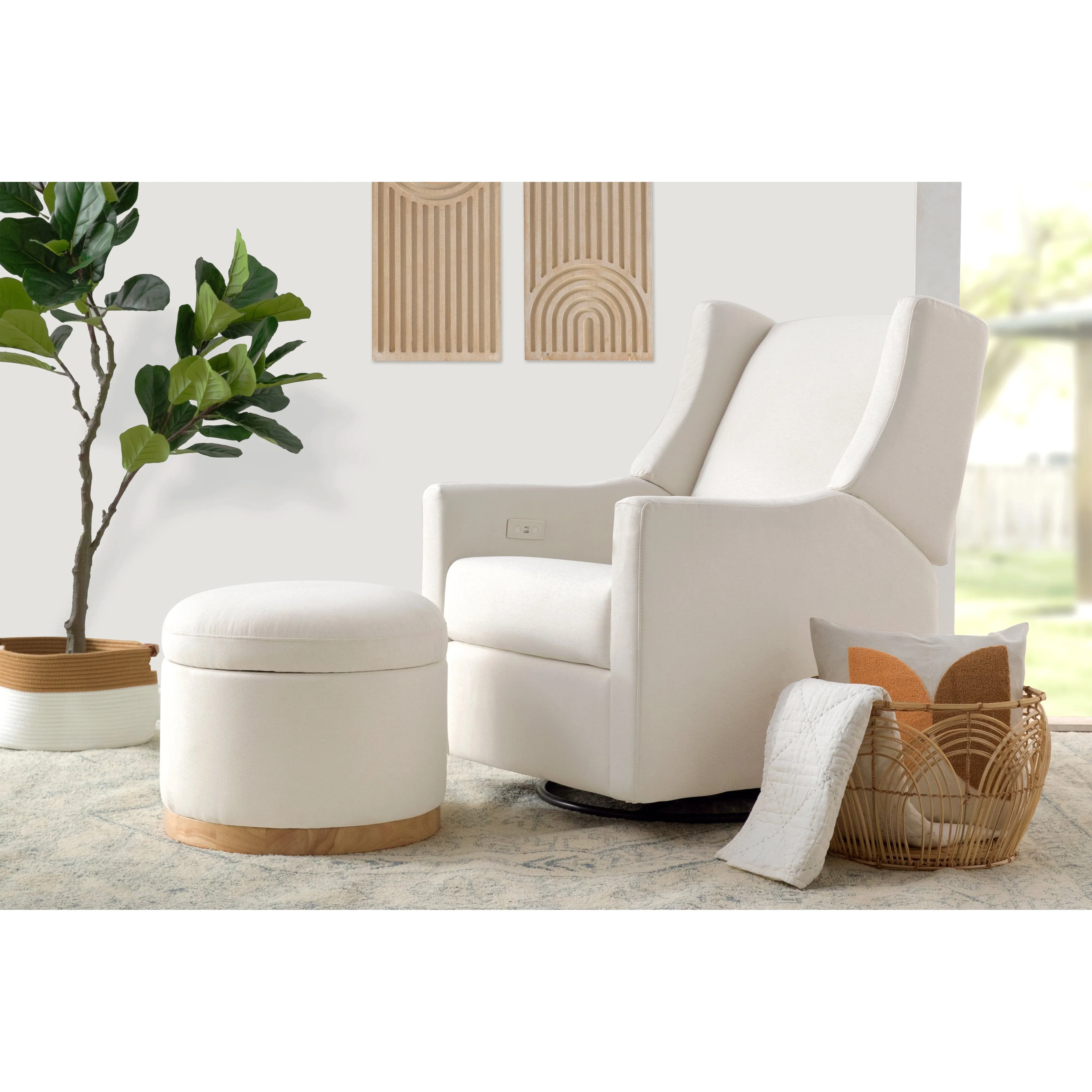 Babyletto Naka Storage Ottoman