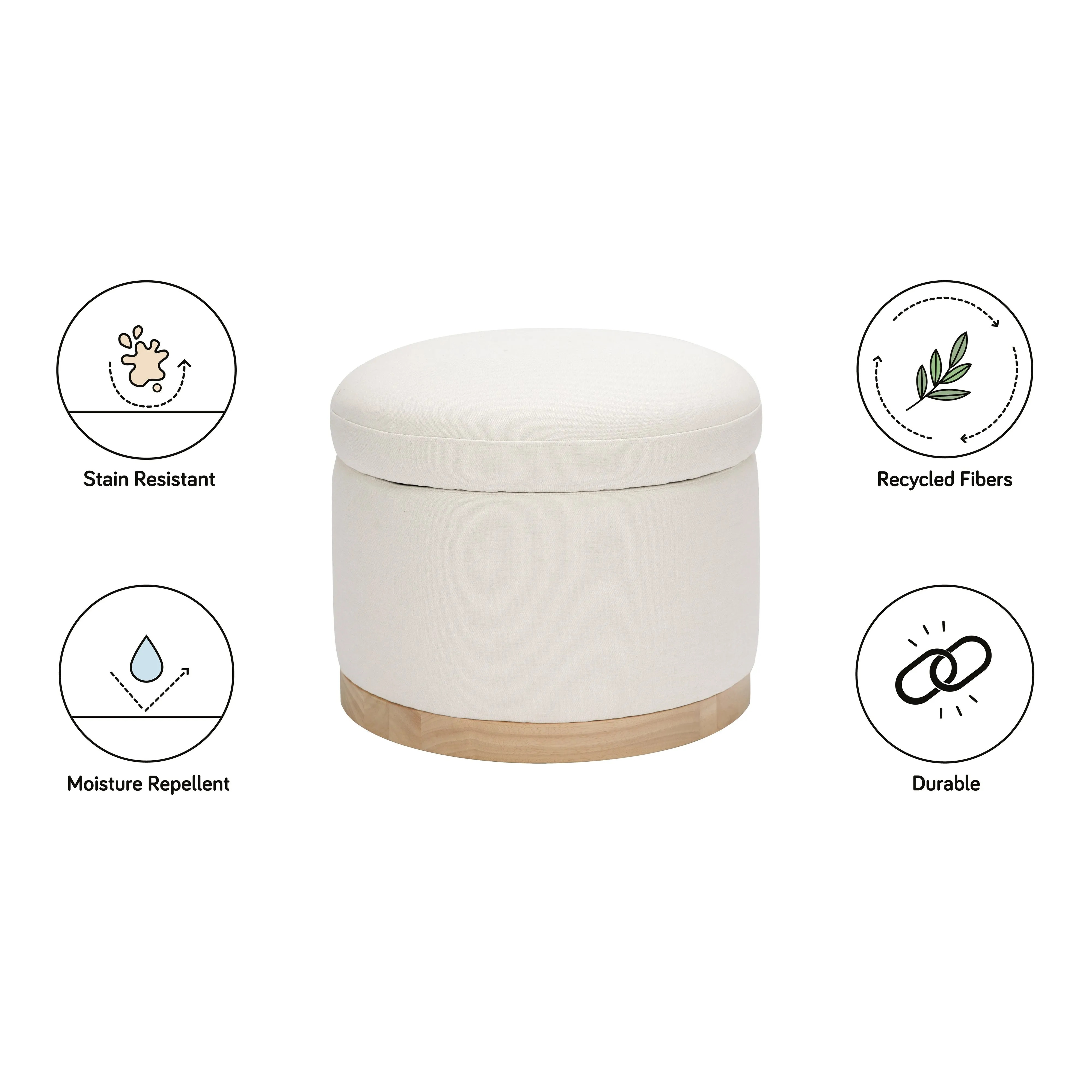 Babyletto Naka Storage Ottoman