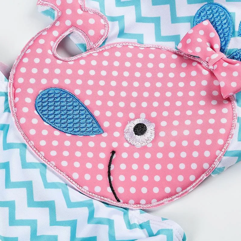 Baby/Toddler Girl's Cartoon Fish Swimwear