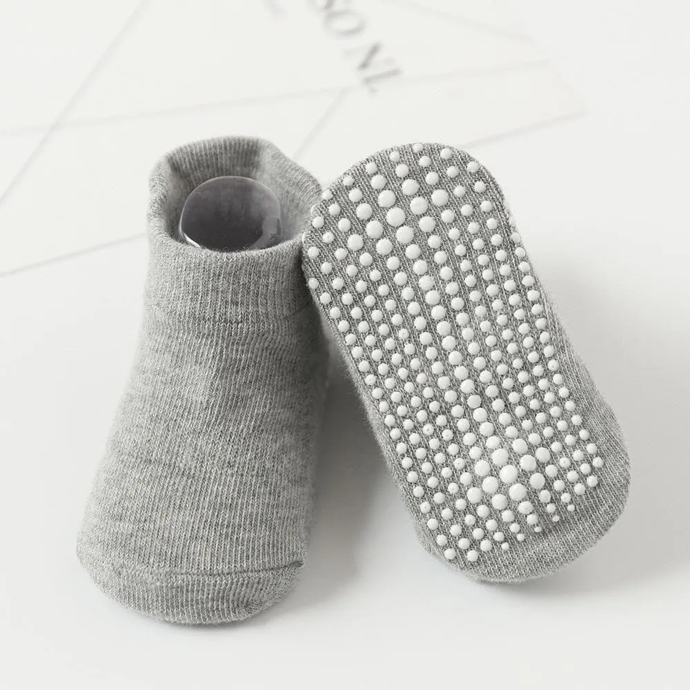 Baby/Toddler Solid Color Anti-skid Socks (3 colors)