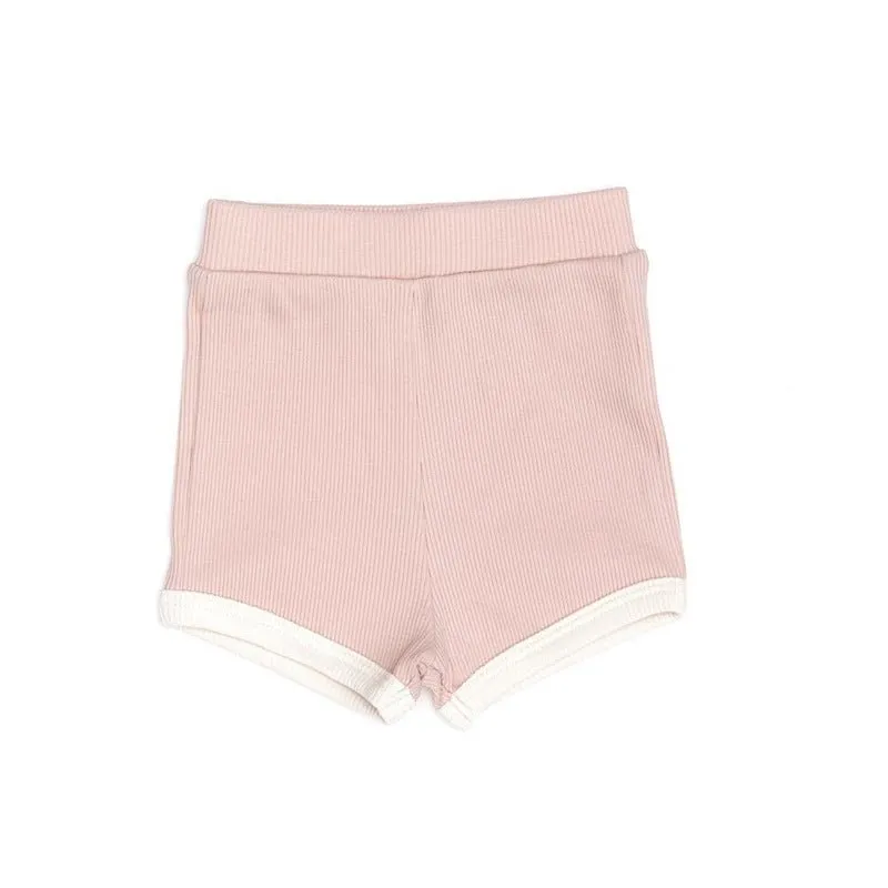 Baby/Toddler's Embroidery Ice Cream Print T-shirt and Shorts