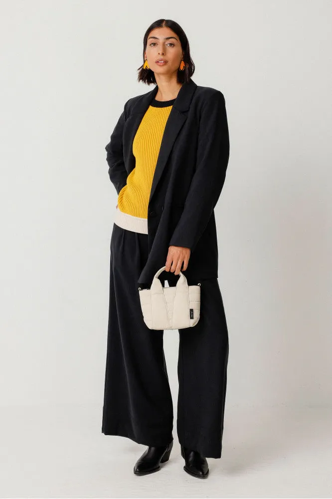 Balene-Gots Sweater in Yellow