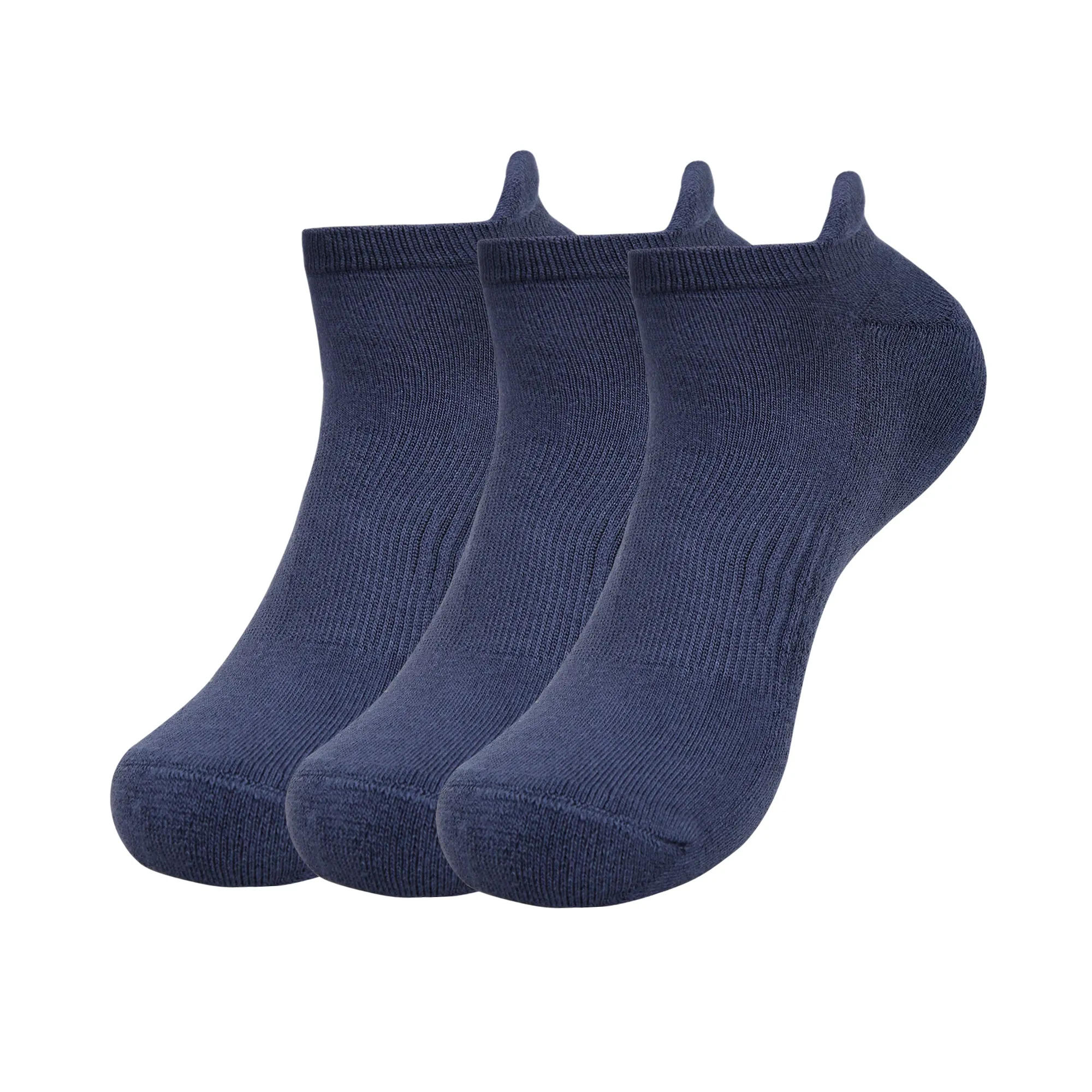 Balenzia Men's Bamboo Grey Low-cuts Socks | Pack of 3
