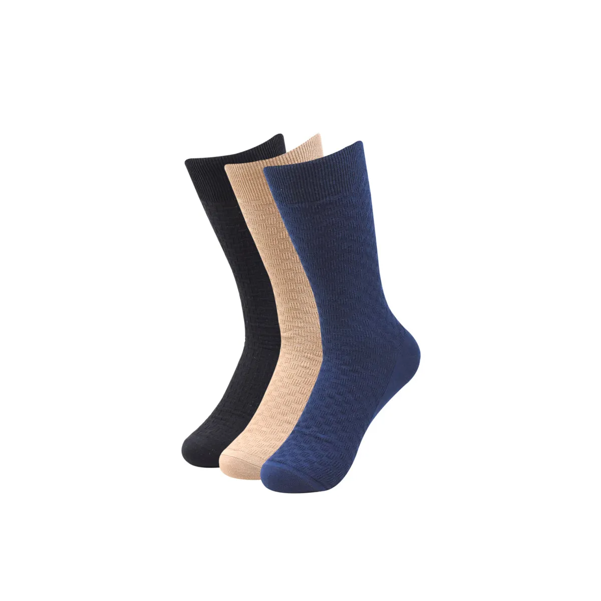 Balenzia Men's Cotton Crew Socks-(Pack of 3 Pairs/1U)