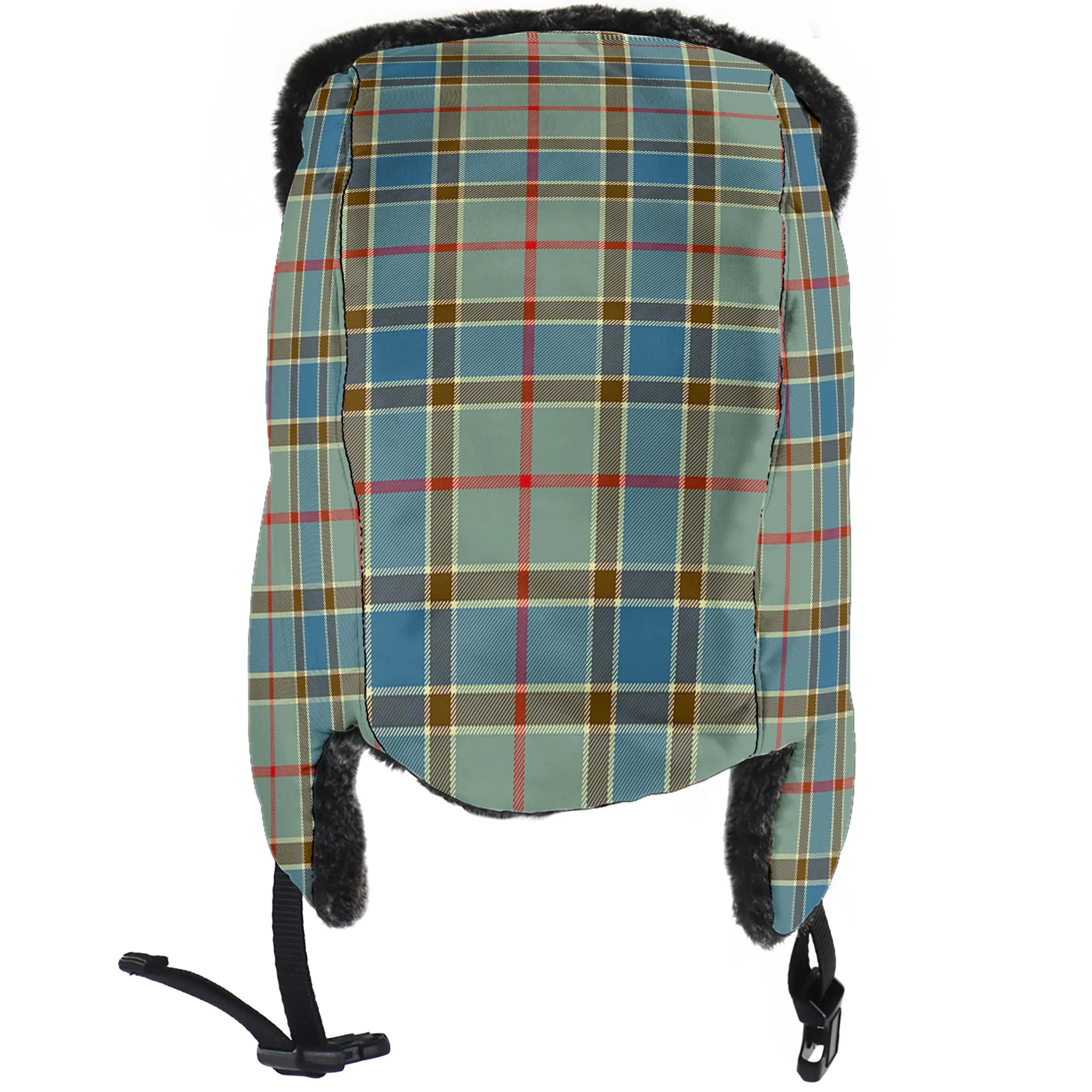 Balfour Blue Tartan Winter Trapper Hat