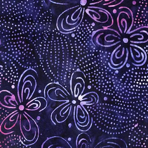 Bali Blooms Simple Blooms-Dark Purple