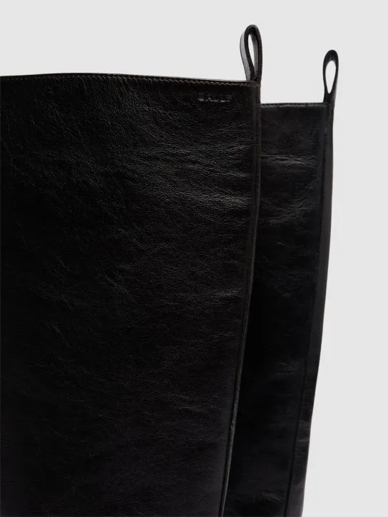 Bally   55mm Peggy leather tall boots 