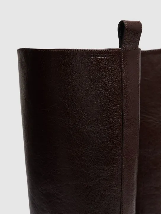 Bally   55mm Peggy leather tall boots 