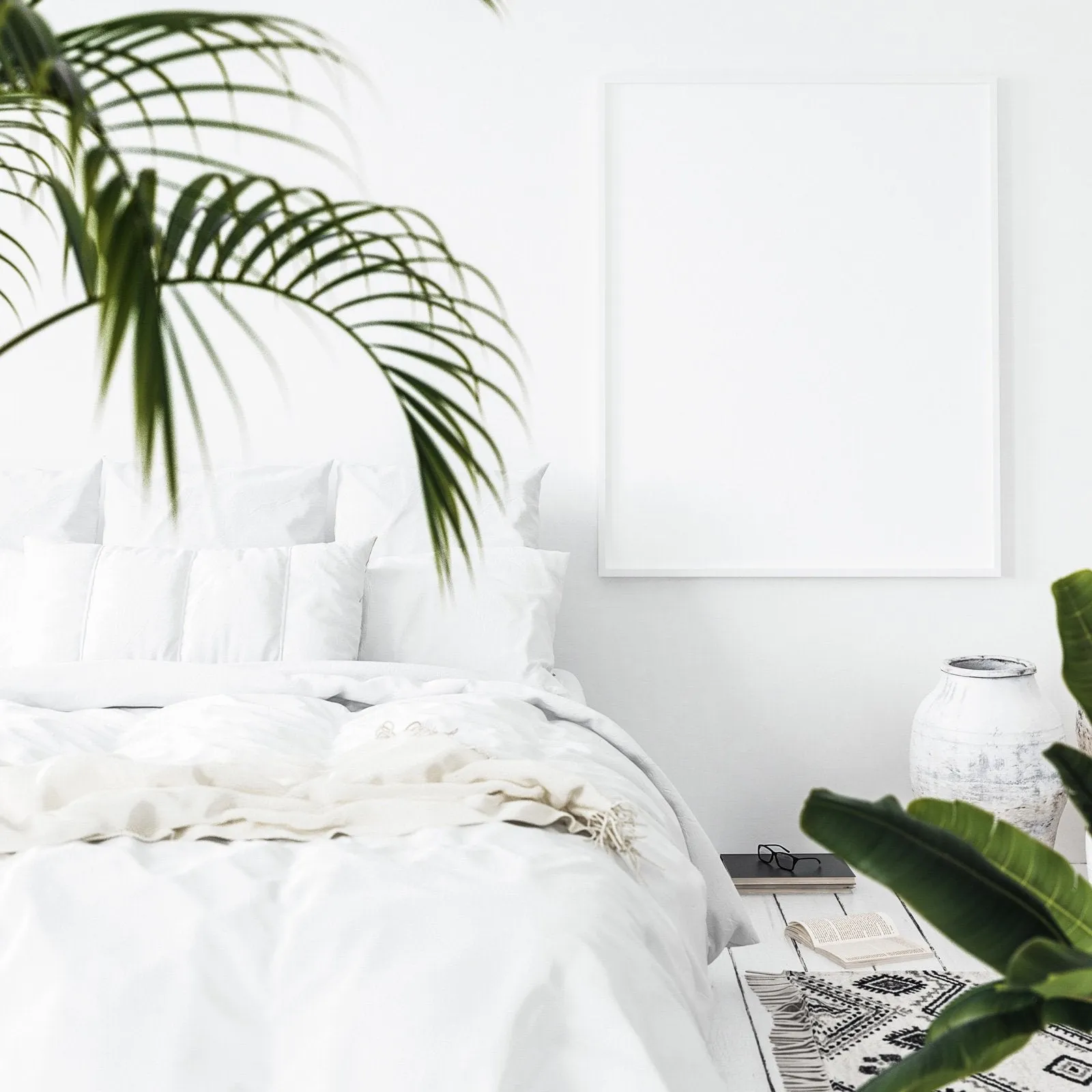 Balmain 1000 Thread Count Hotel Grade Bamboo Cotton Quilt Cover Pillowcases Set Queen White