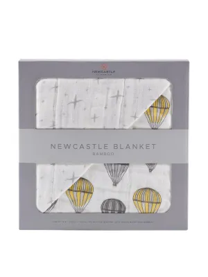 Bamboo Muslin Blanket, Hot Air Balloon and Northern Star