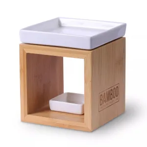 Bamboo Wax Melt Warmer (Light Wood)