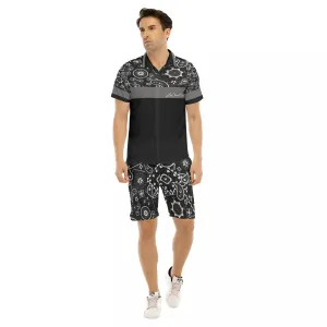 BANDANA VIRAL BLC Men's Short Sleeve Shirt Sets