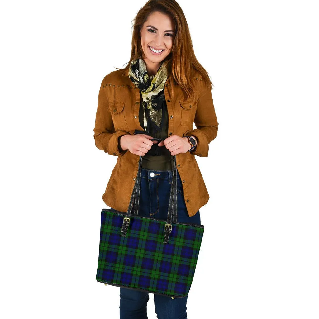 Bannatyne Tartan Leather Tote Bag