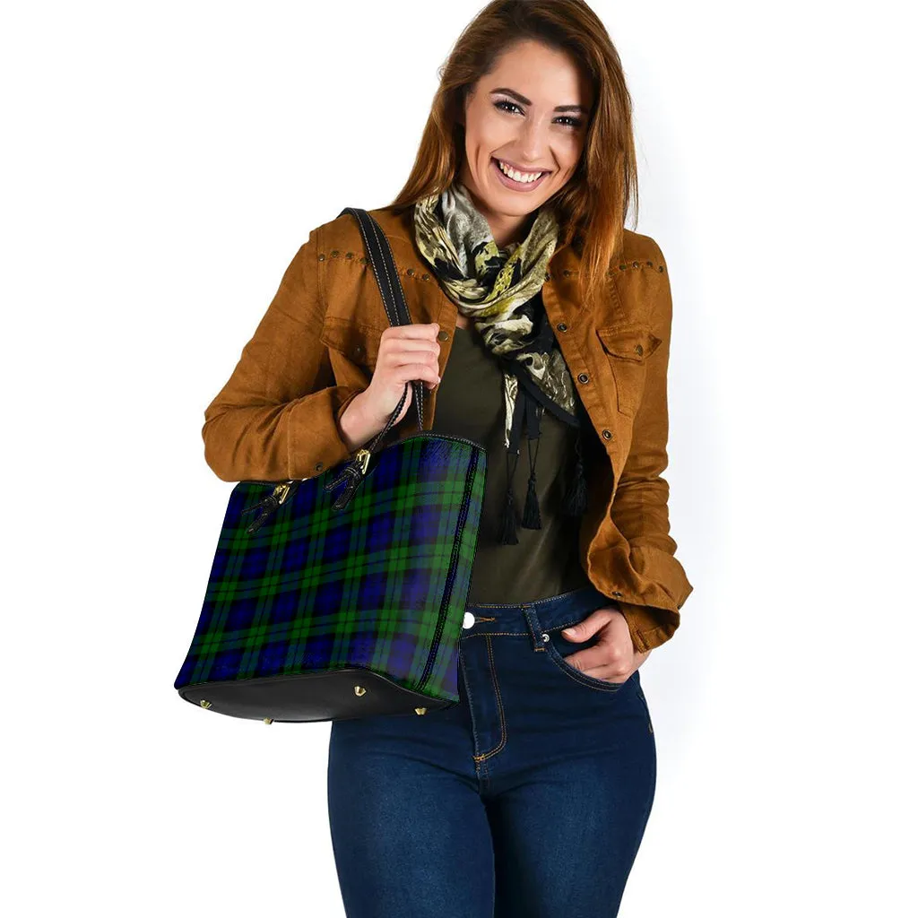 Bannatyne Tartan Leather Tote Bag