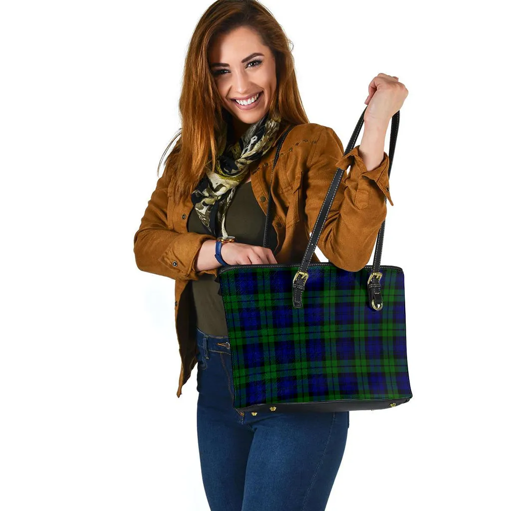Bannatyne Tartan Leather Tote Bag