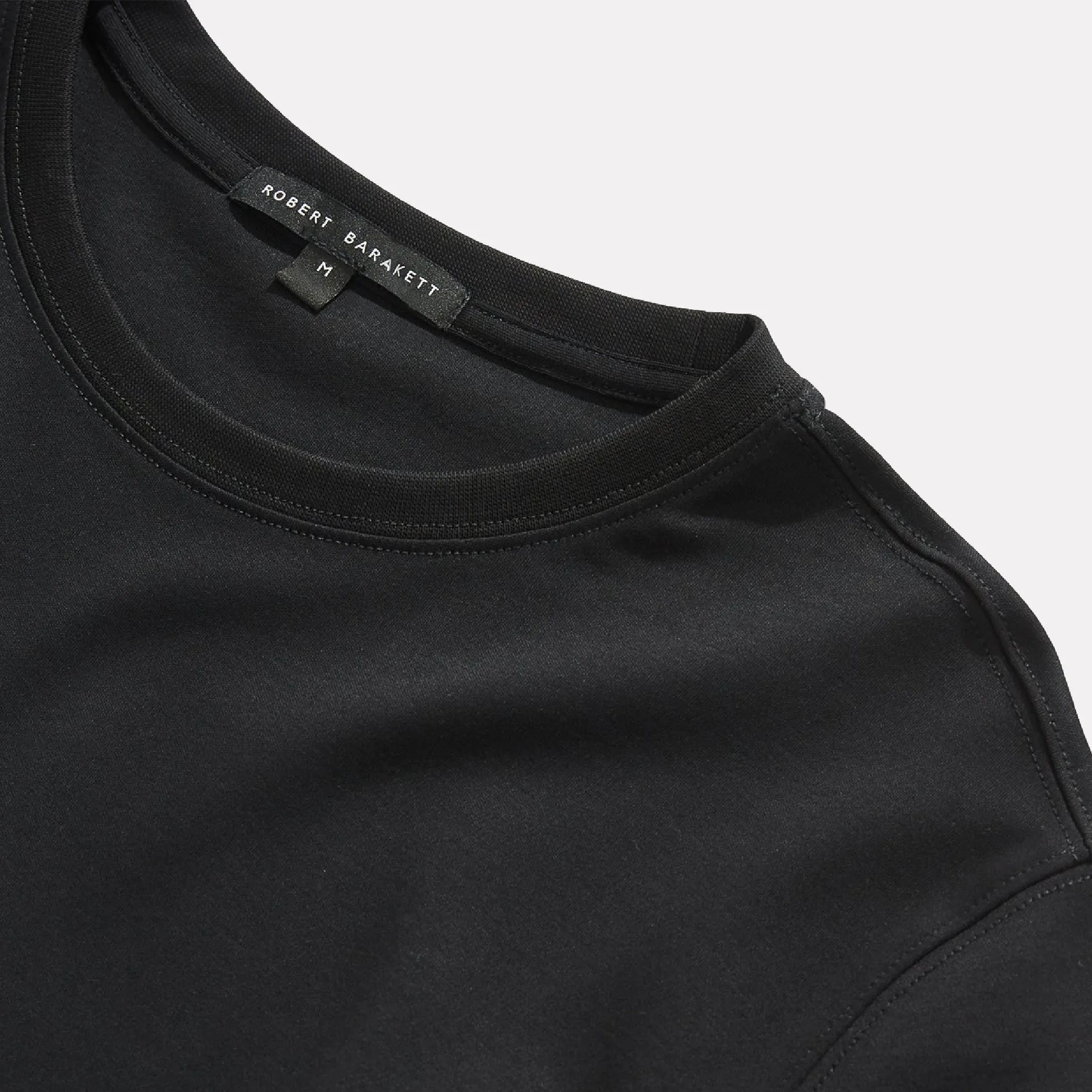 Barakett Short Sleeve Crew Neck Tee-Shirt / Black