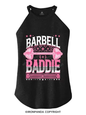 BARBELL BADDIE TRI ROCKER COTTON TANK