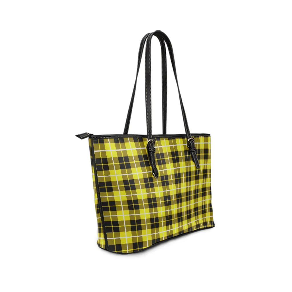 Barclay Dress Modern Tartan Leather Tote Bag