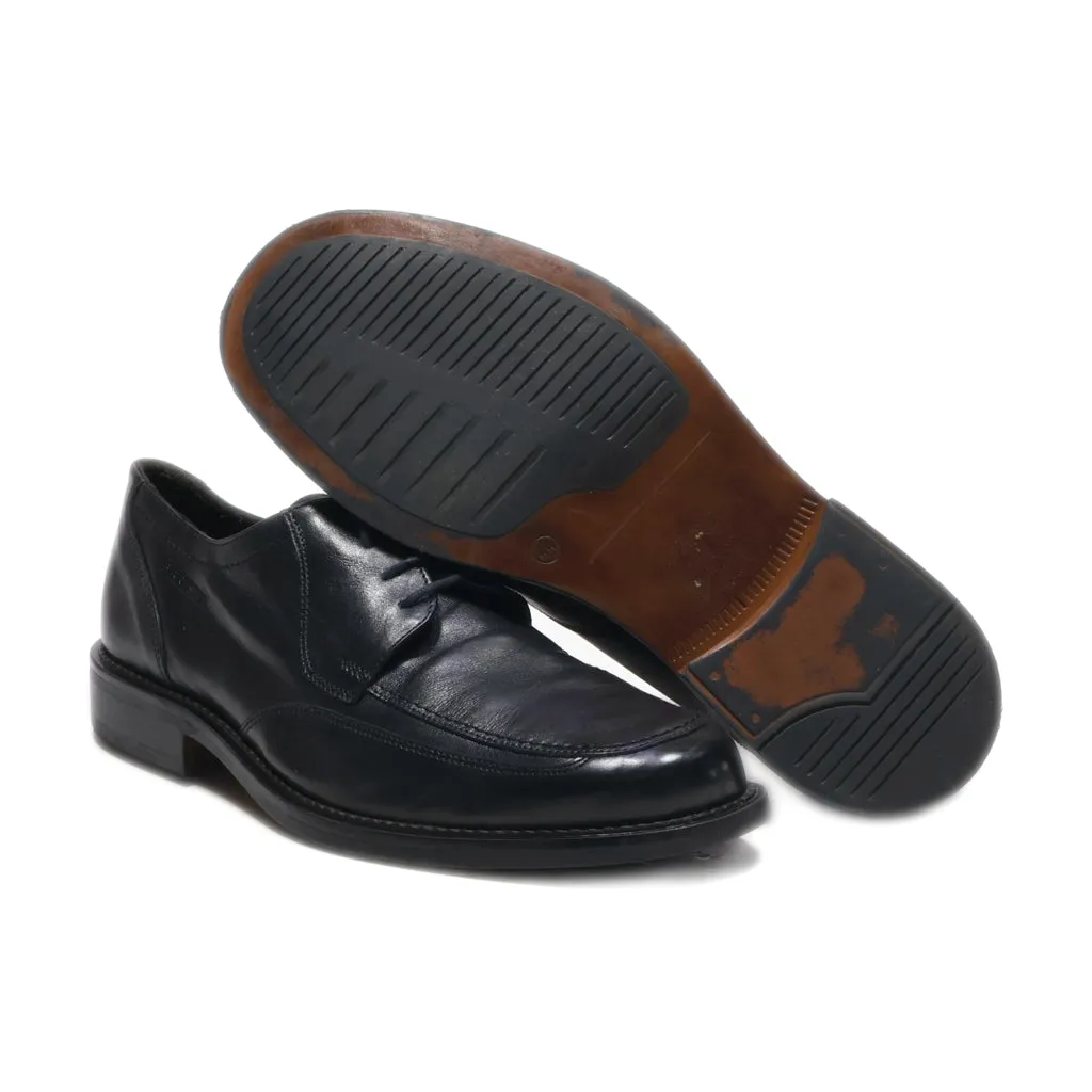 Barisal Formal Lace Ups Leather Black Colour For Men