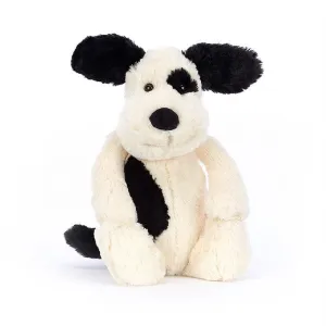 Bashful Black and Cream Puppy - Original