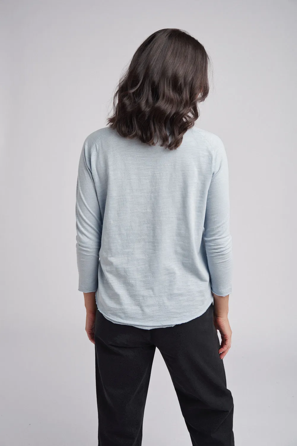 Basic Cotton Tee Ballard Blue