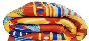 BAVA Soft Warm Fleece Printed Single Bed Blanket (Multicolour, Standard)
