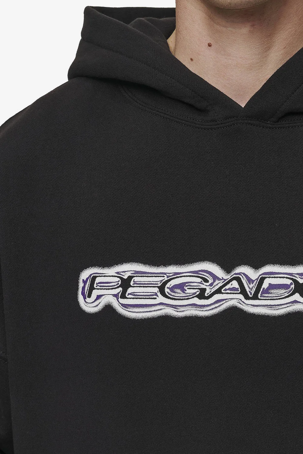 Baxter Boxy Hoodie Washed Black