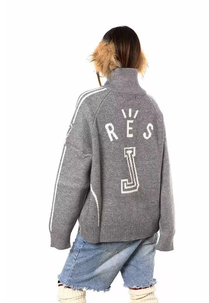 BB Sporty Style Zipped Sweater
