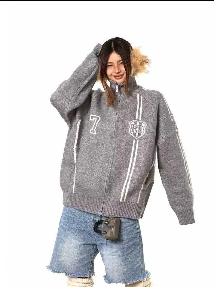 BB Sporty Style Zipped Sweater